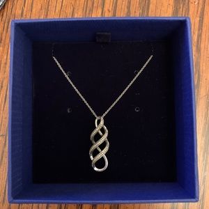 Sterling Silver Twist Necklace